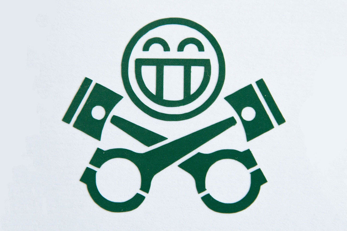 Dark Green Sticker Front