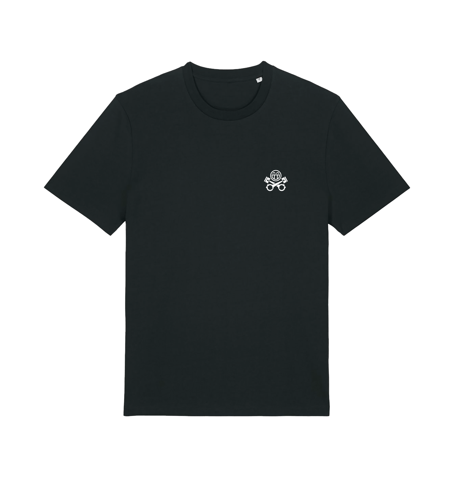 Black Printed T-shirt Front