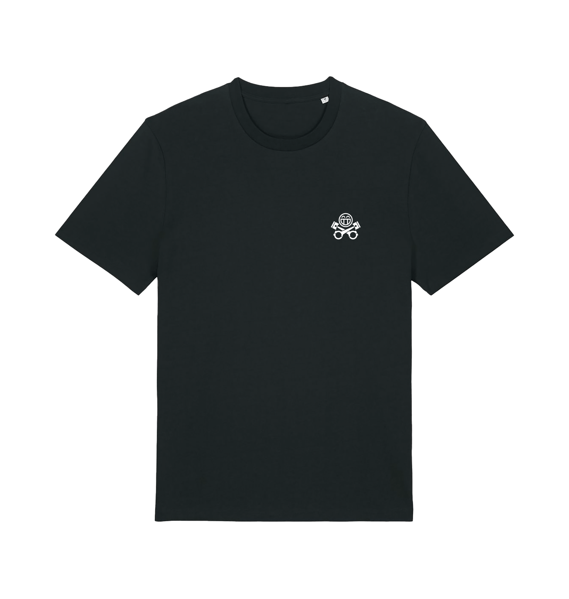 Black Printed T-shirt Front