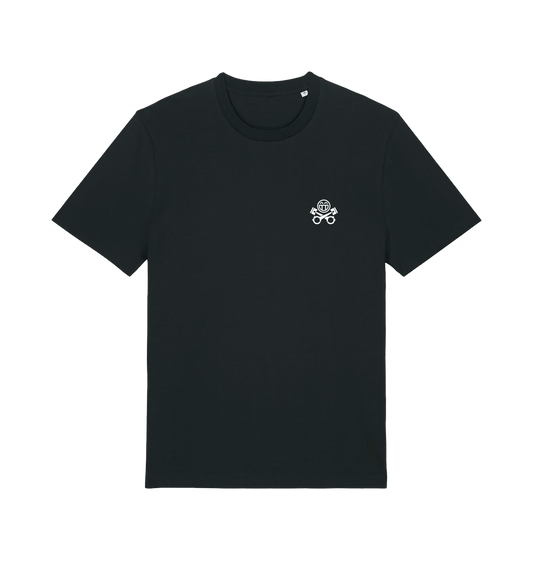 Black Printed T-shirt Front