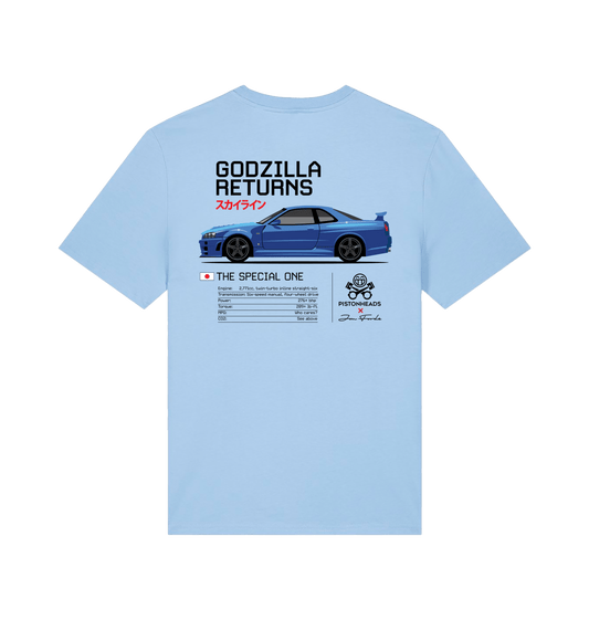Blue Soul Printed T-shirt Back