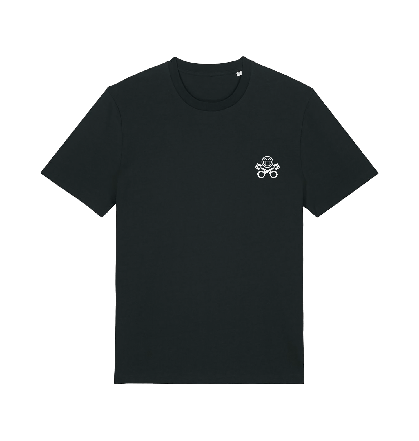 Black Printed T-shirt Front