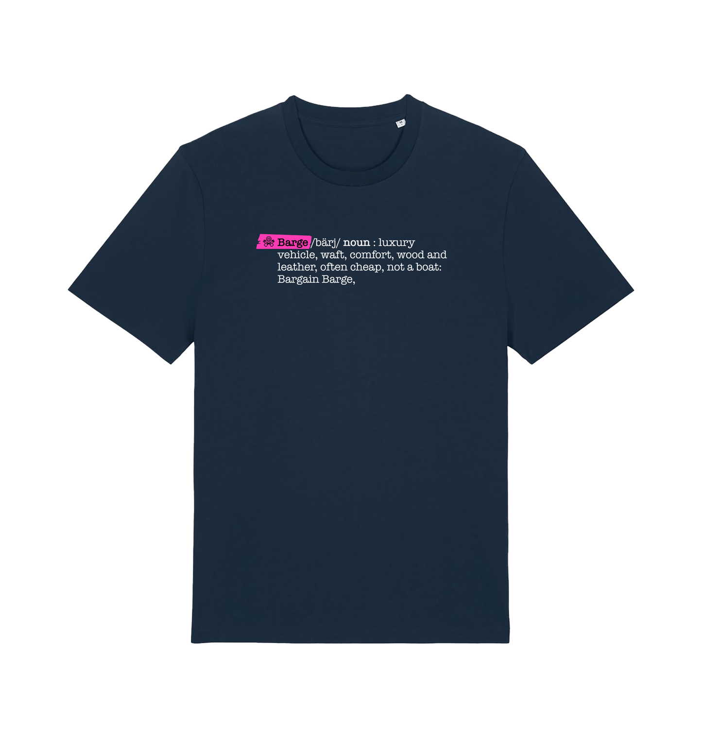 French Navy Printed T-shirt Front