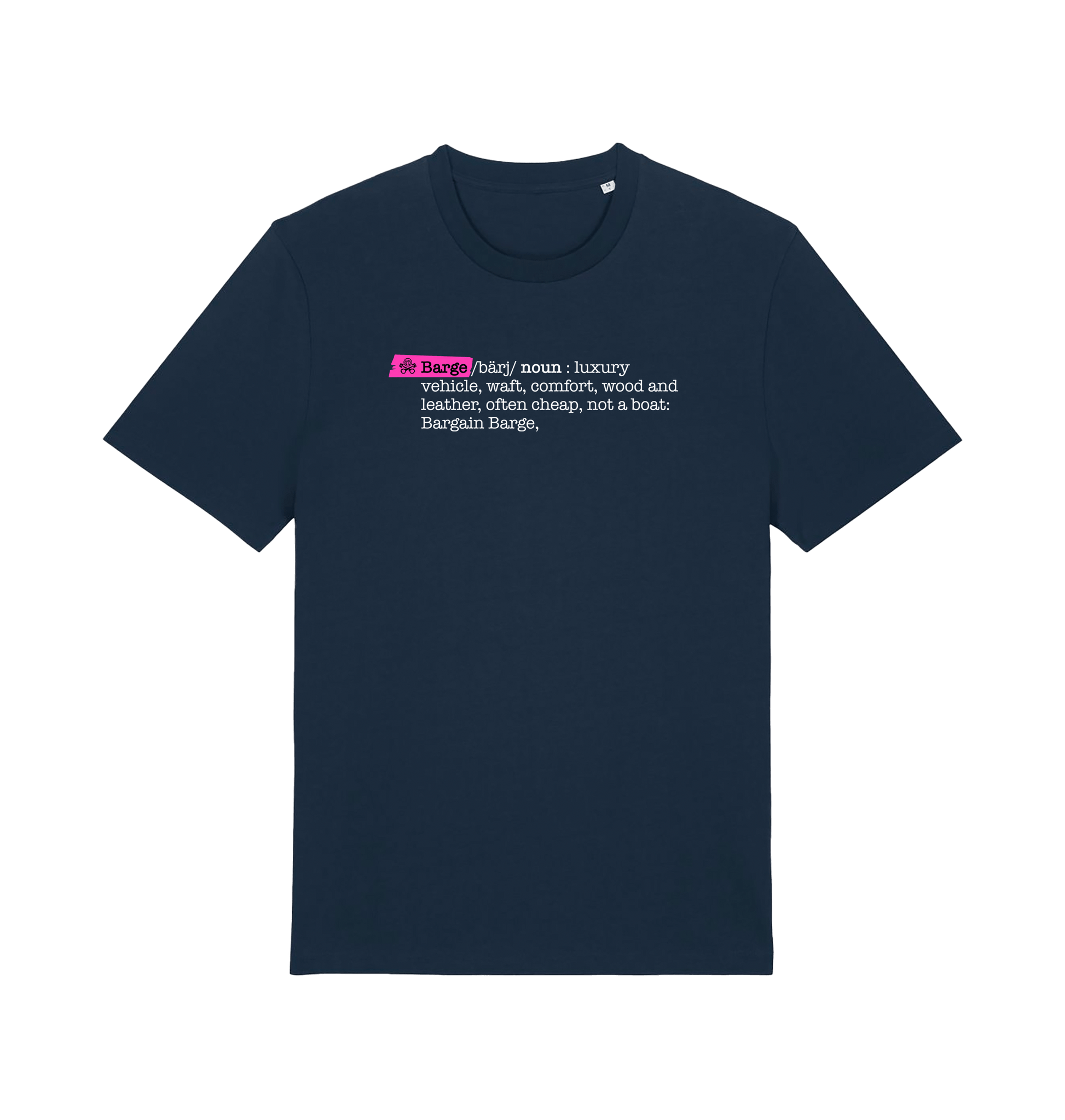 French Navy Printed T-shirt Front