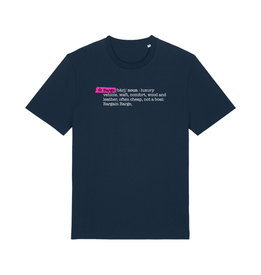 French Navy Printed T-shirt Front