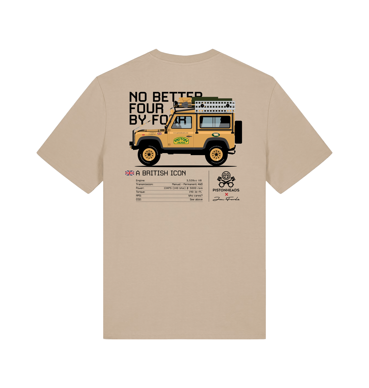 Desert Dust Printed T-shirt Back