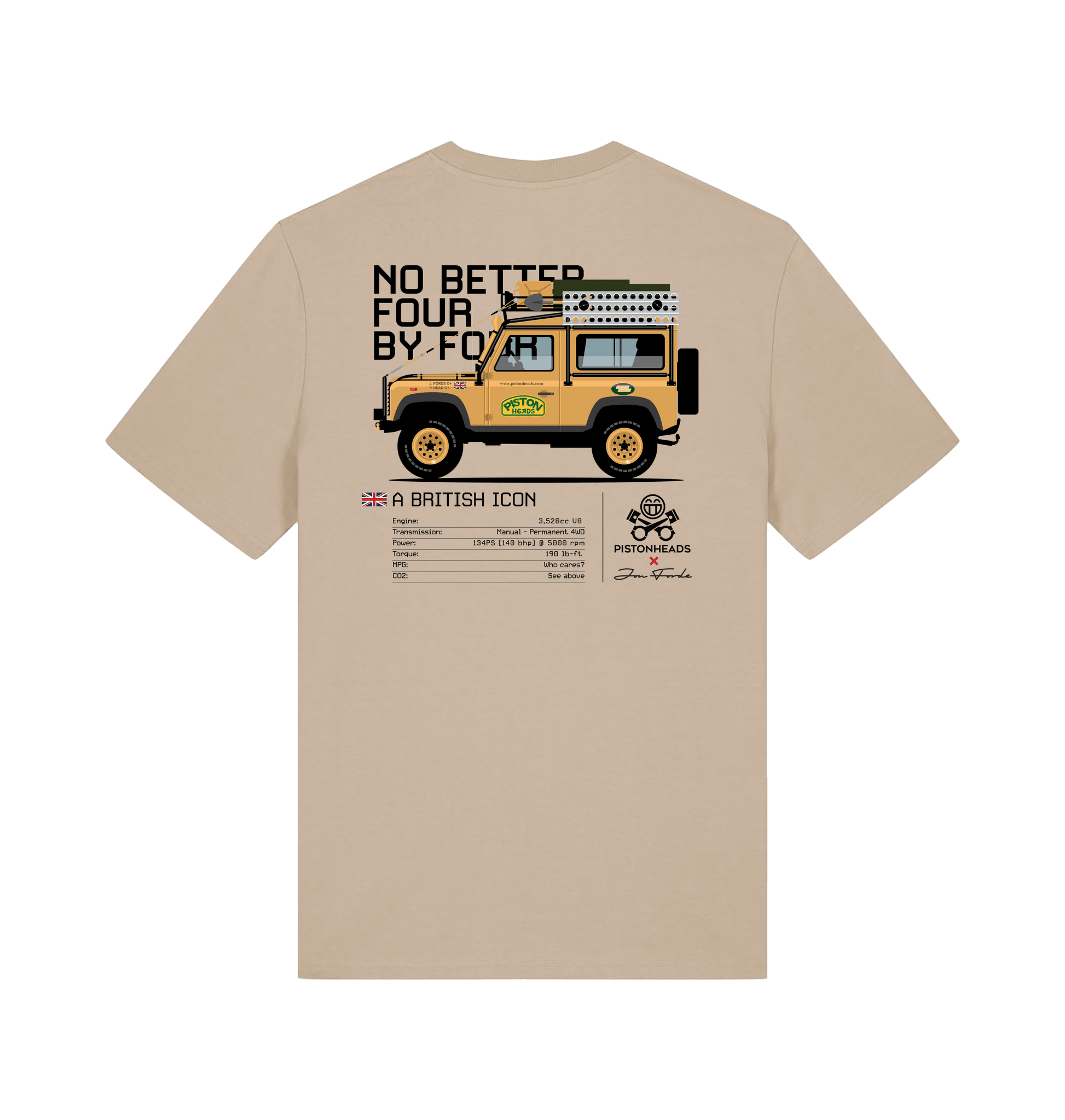 Desert Dust Printed T-shirt Back