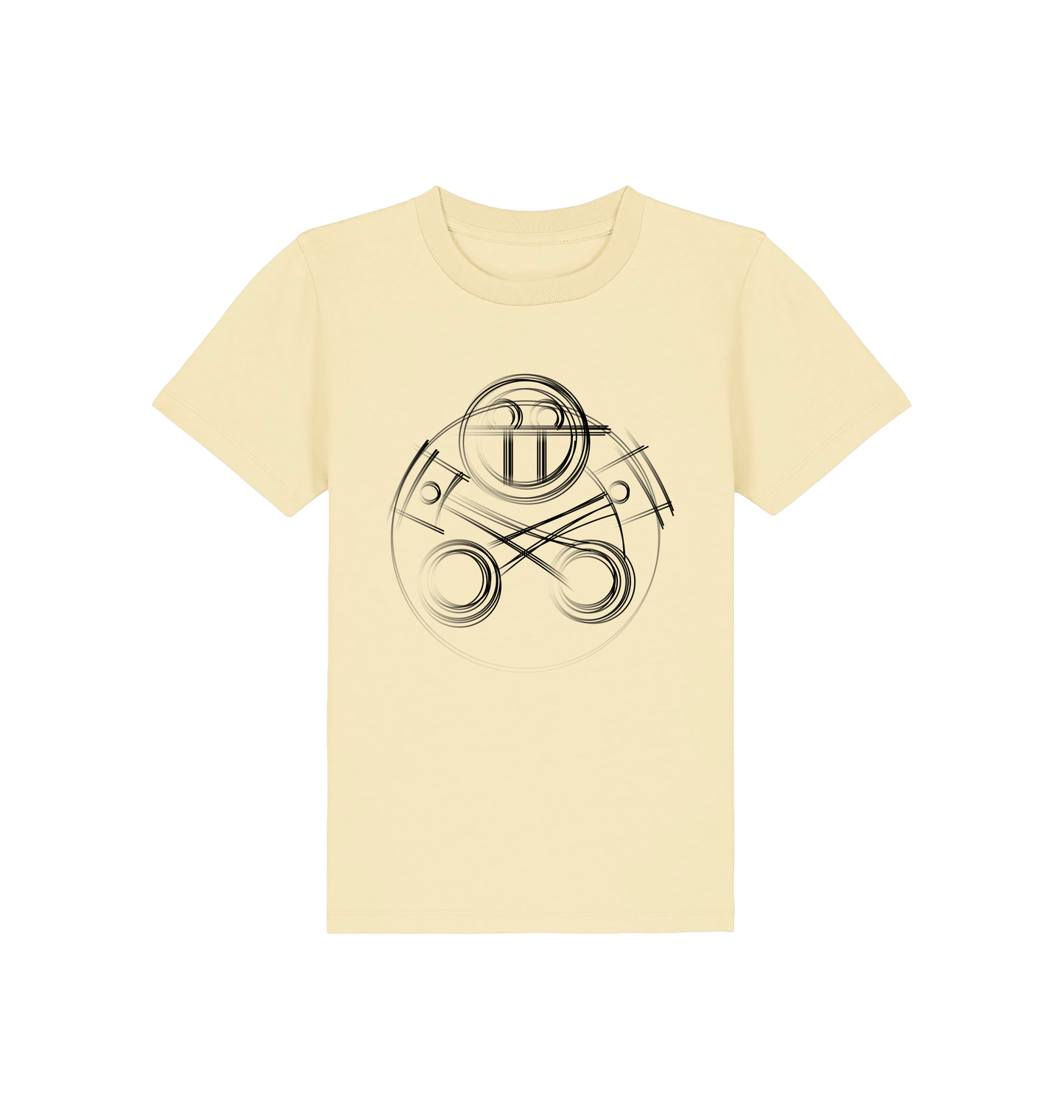 Butter Printed Kids T-Shirt Front