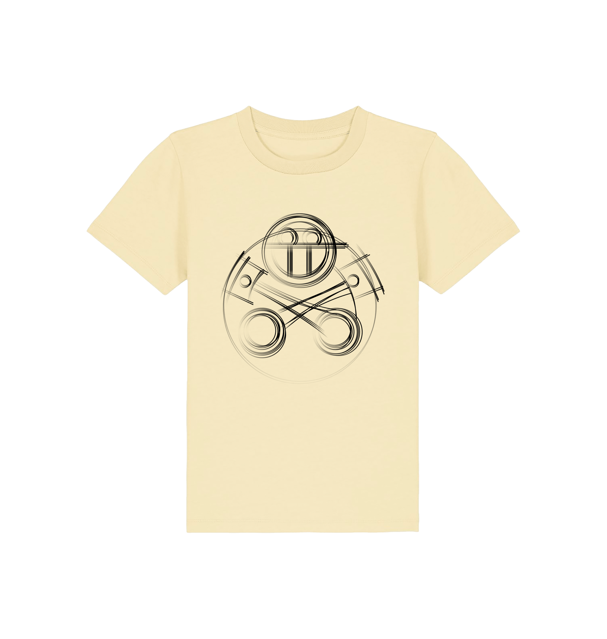 Butter Printed Kids T-Shirt Front