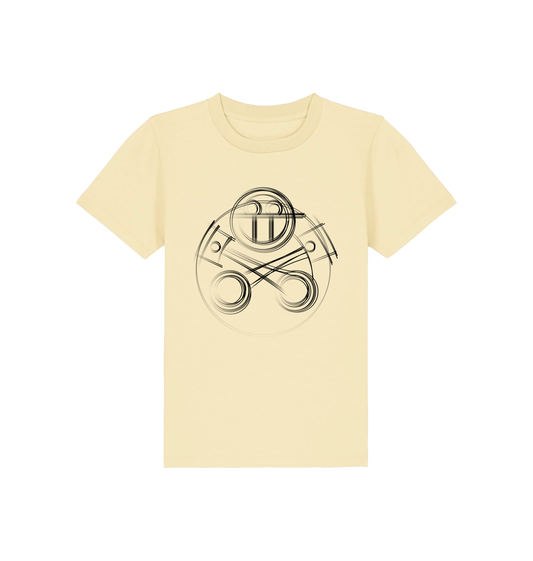 Butter Printed Kids T-Shirt Front