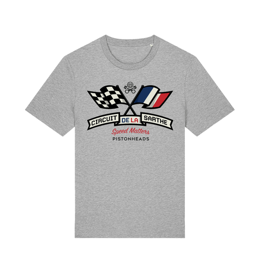 Heather Grey Printed T-shirt Front