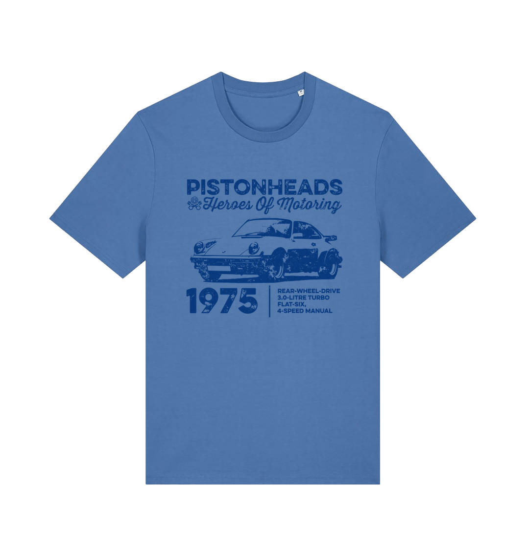 Bright Blue Printed T-shirt Front