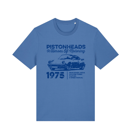 Bright Blue Printed T-shirt Front