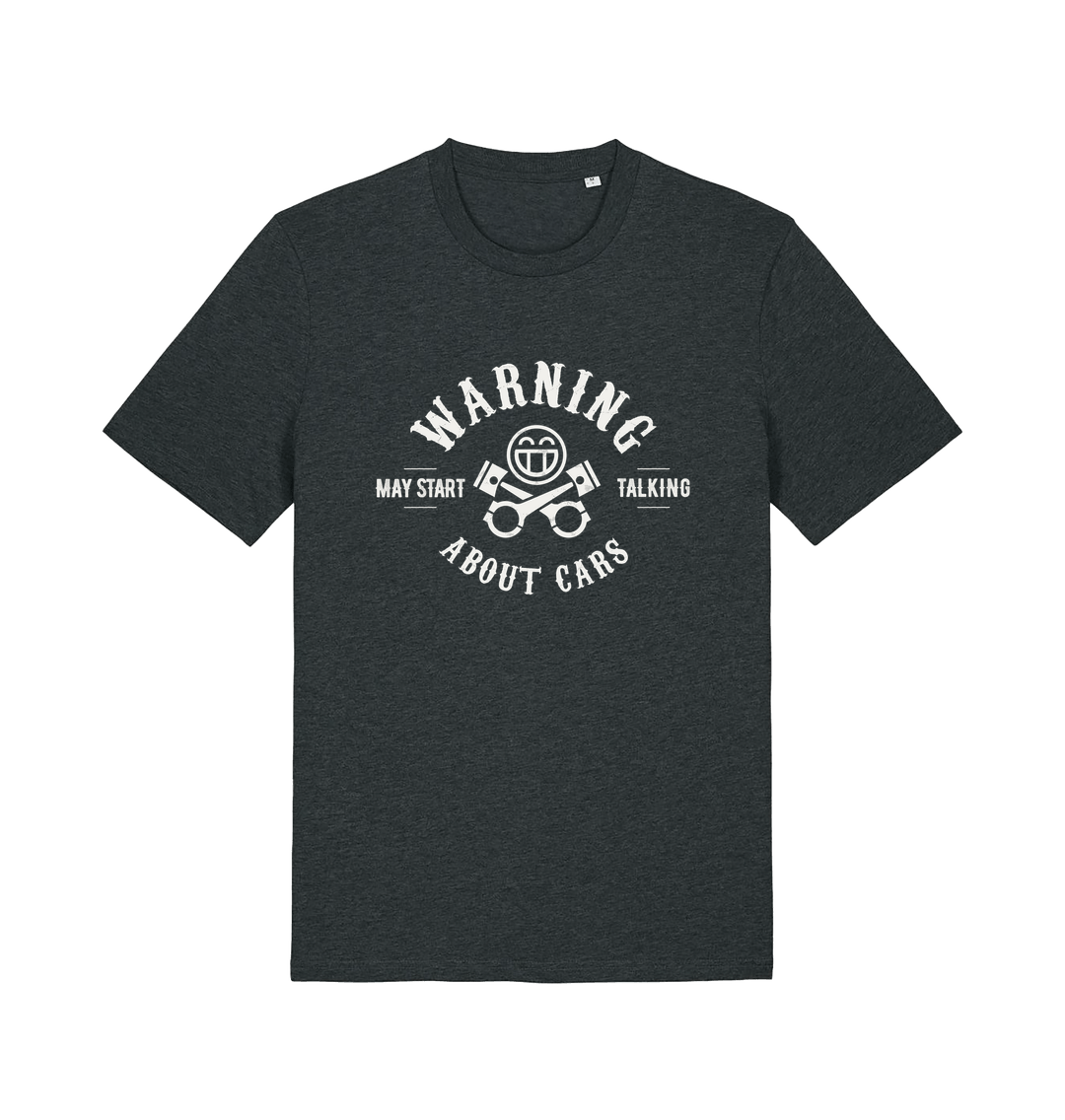 Dark Heather Grey Printed T-shirt Front