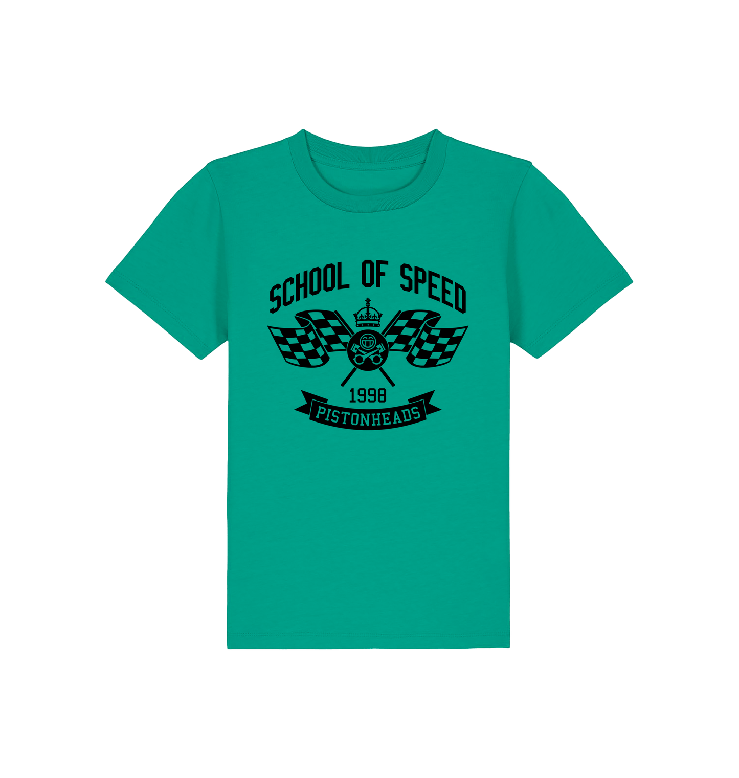 Go Green Printed Kids T-Shirt Front