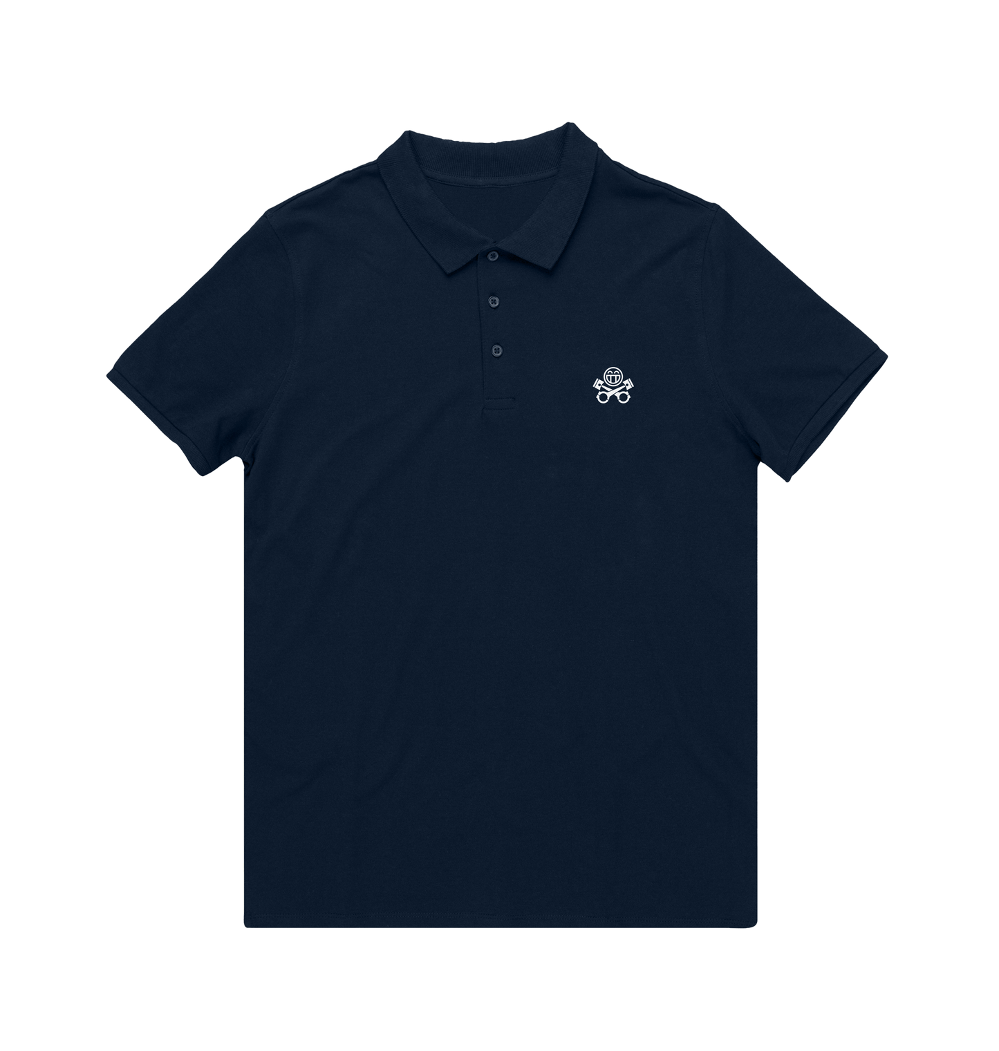 Navy Polo Shirt Front