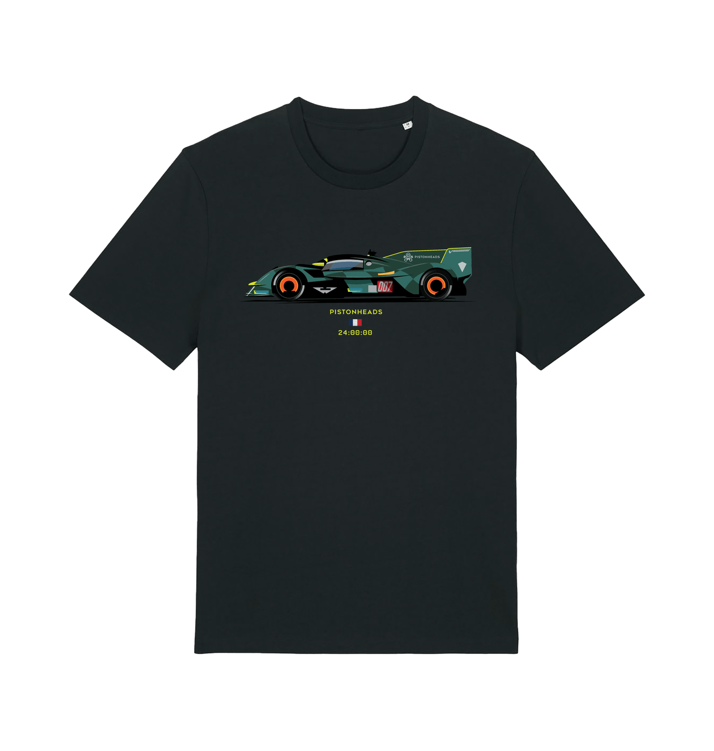 Black Printed T-shirt Front