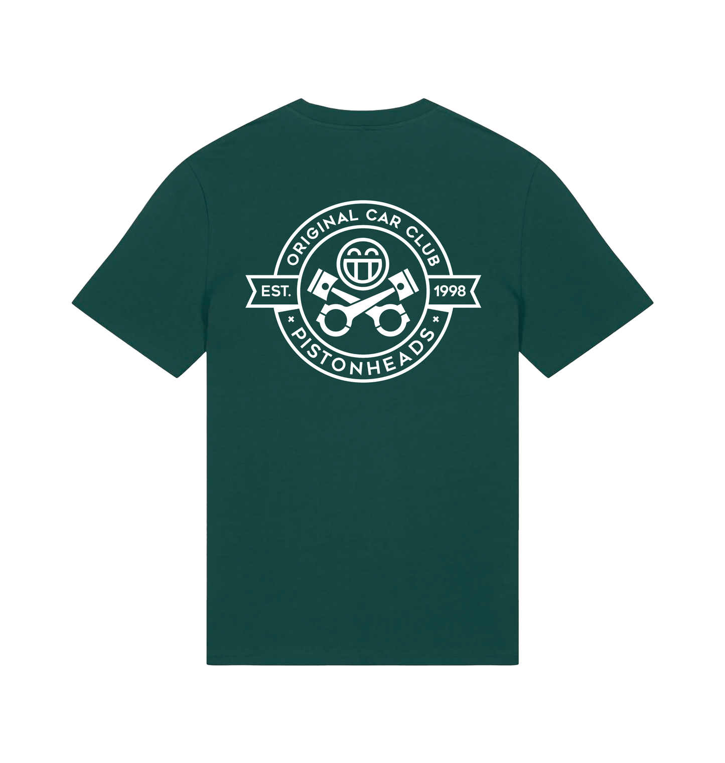 Glazed Green Printed T-shirt Back