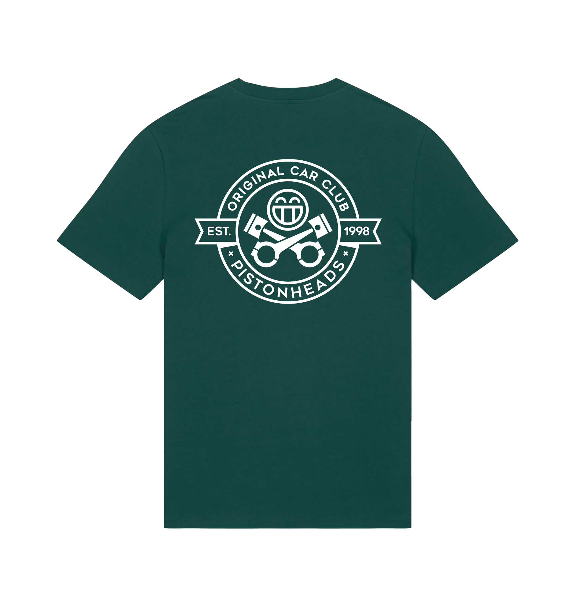 Glazed Green Printed T-shirt Back