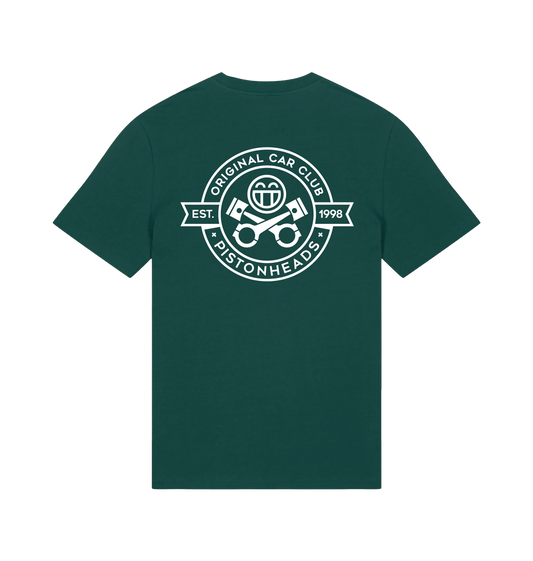 Glazed Green Printed T-shirt Back