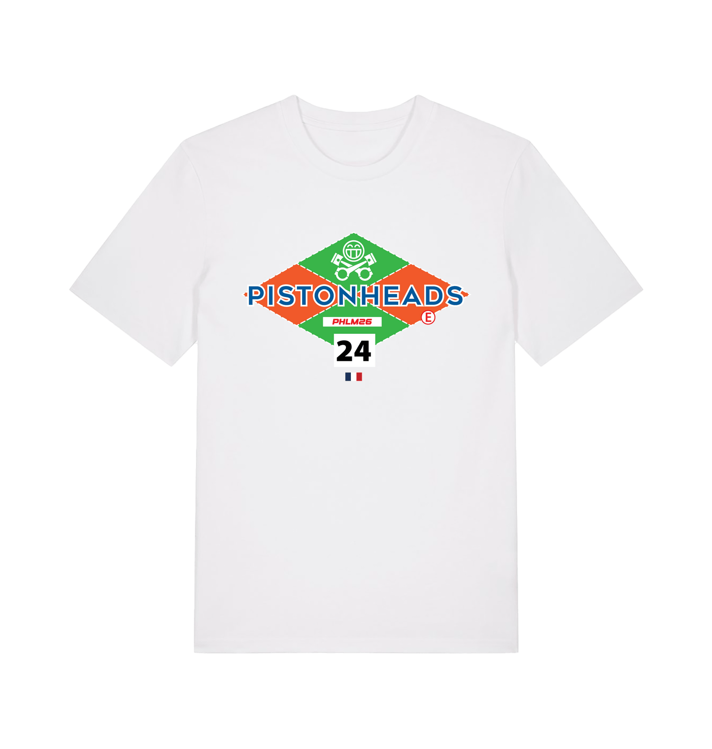 White Printed T-shirt Front