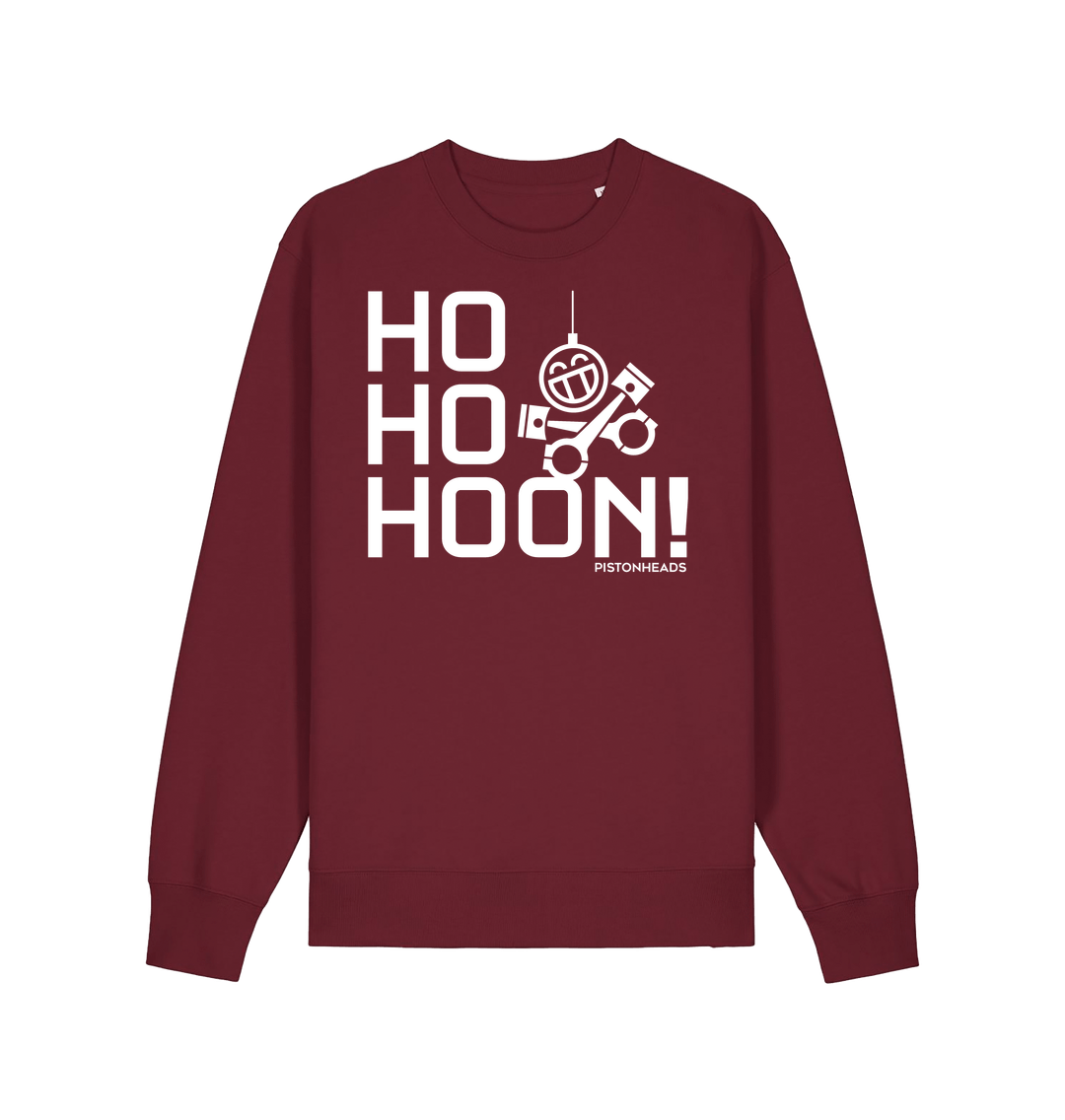 Burgundy Printed Sweater Front