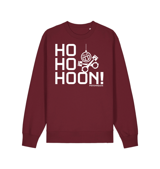 Burgundy Printed Sweater Front