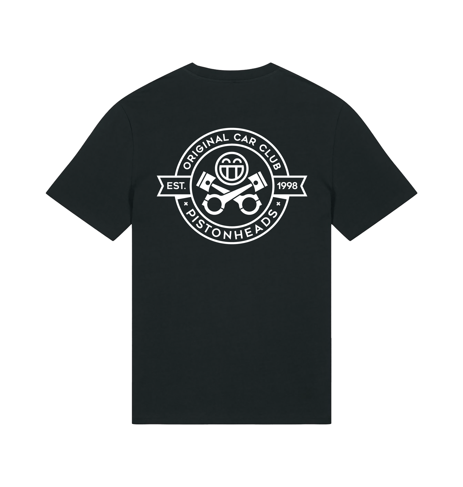 Black Printed T-shirt Back