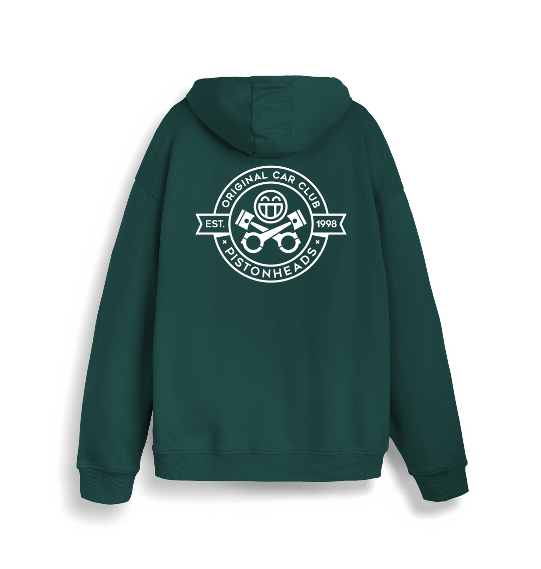 Glazed Green Printed Sweater Back