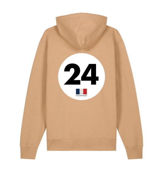 Latte Printed Sweater Back