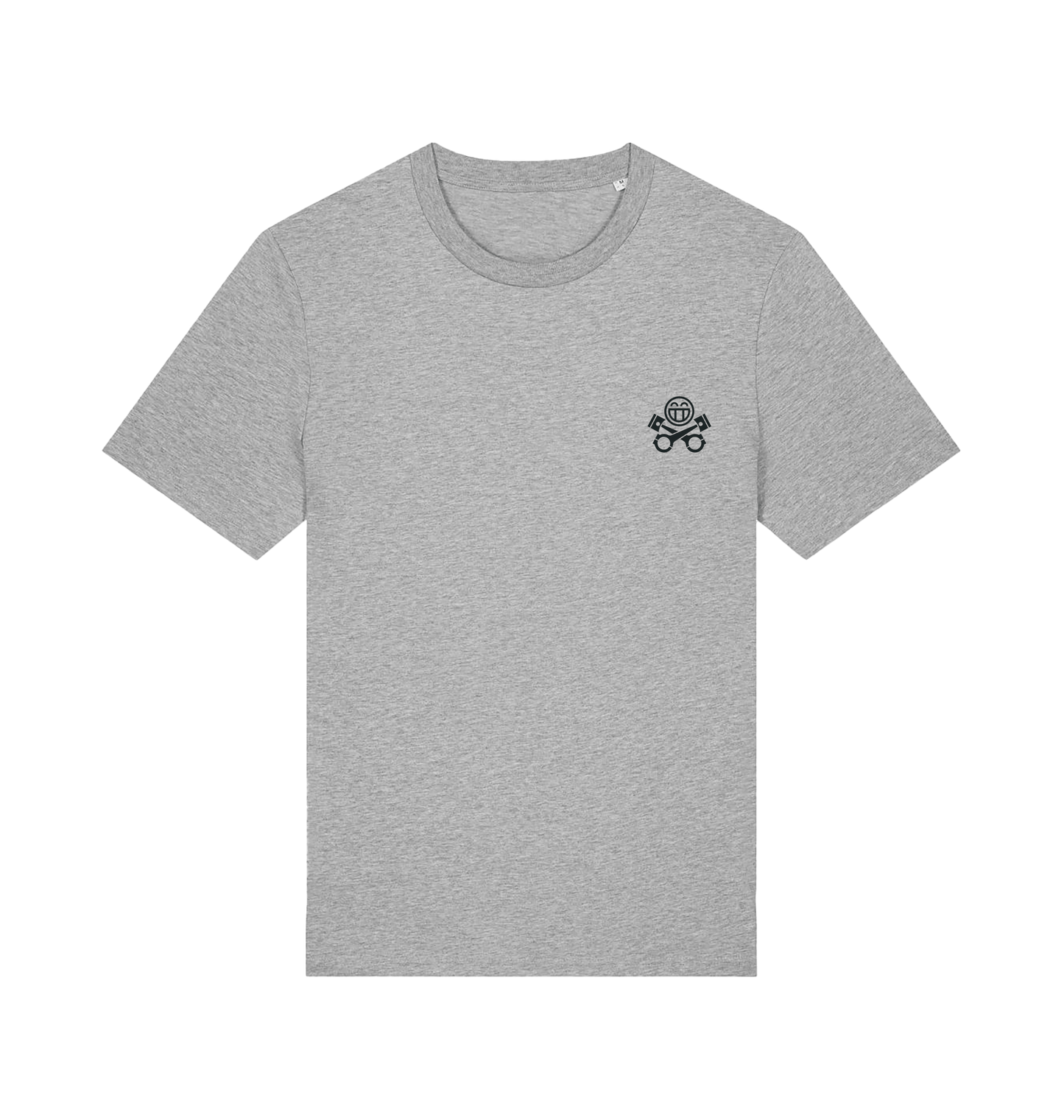 Heather Grey Printed T-shirt Front