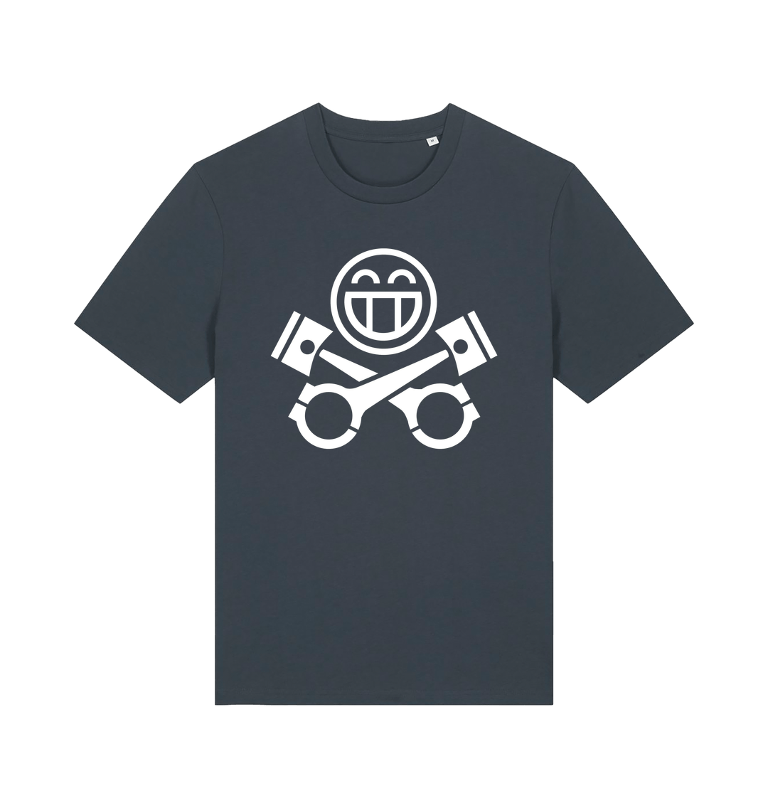 India Ink Grey Printed T-shirt Front