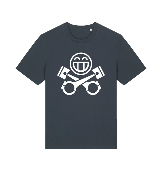 India Ink Grey Printed T-shirt Front