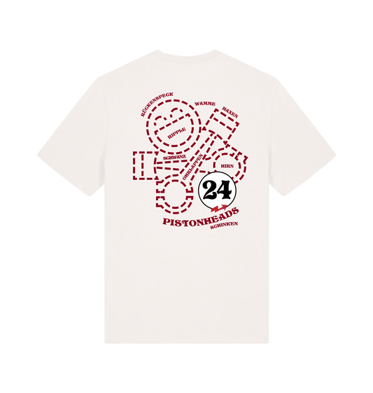Off White Printed T-shirt Back