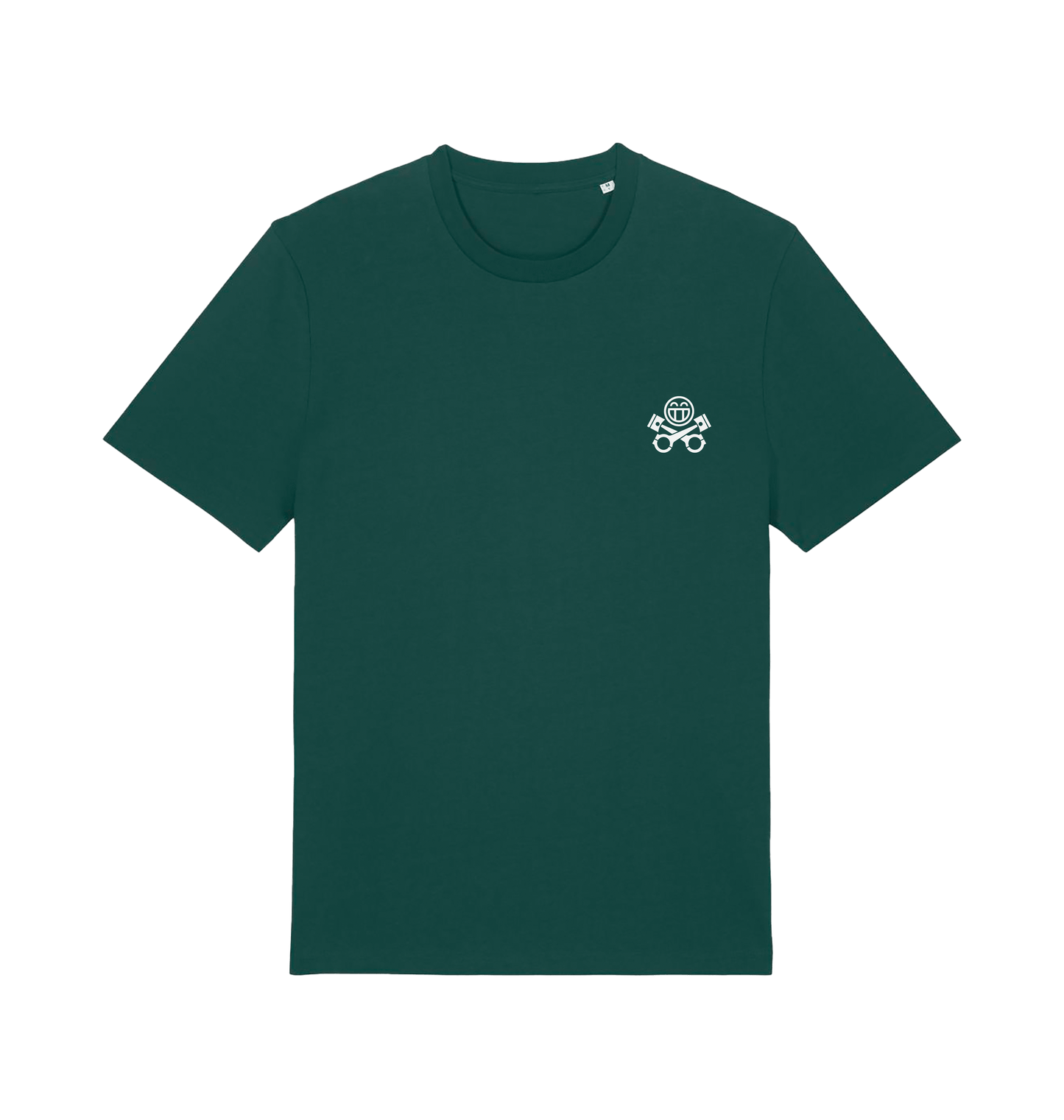 Glazed Green Printed T-shirt Front