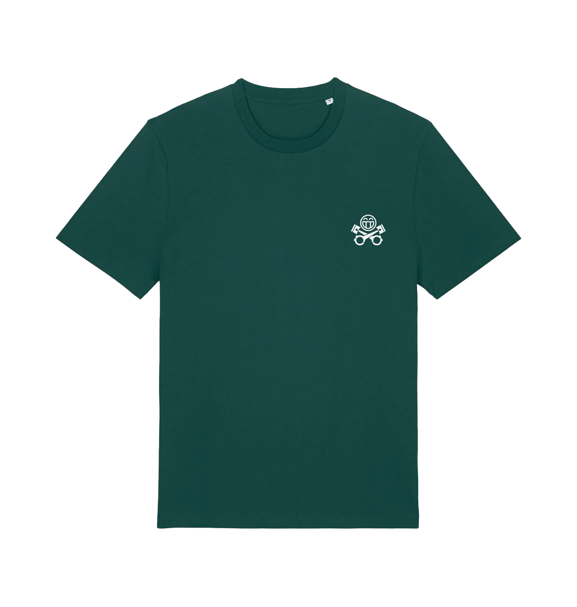 Glazed Green Printed T-shirt Front