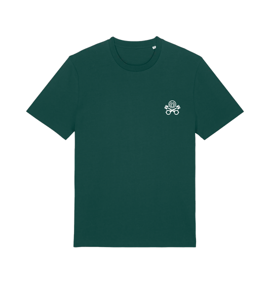 Glazed Green Printed T-shirt Front